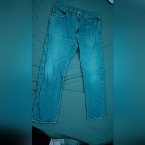 Wrangler Men's Straight Blue Jeans